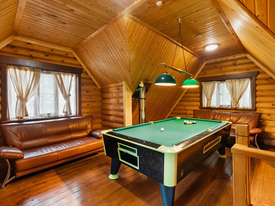 Бильярд в сауне в санатории Славяновский Исток в городе Железноводске - фотография