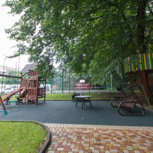 Детская площадка в санатории Славяновский Исток в городе Железноводске - фотография