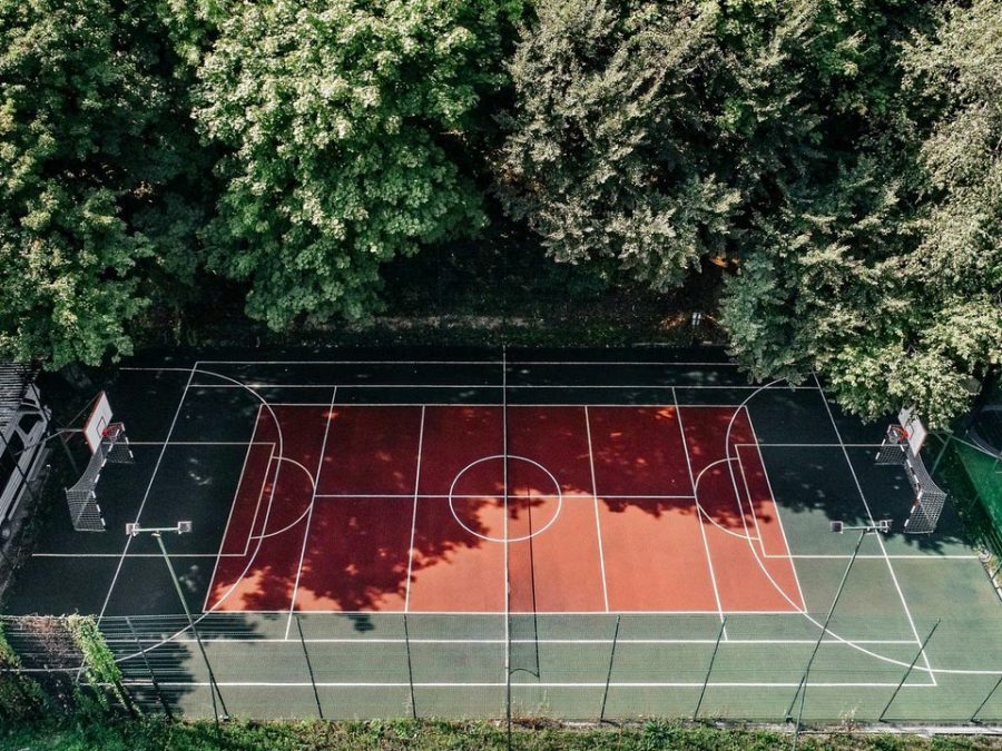 Спортивная площадка в санатории Славяновский Исток в городе Железноводске - фотография