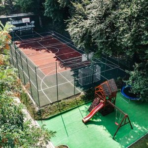 Спортивная площадка в санатории Славяновский Исток в городе Железноводске - фотография