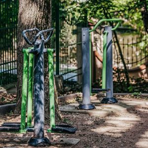 Спортивная площадка в санатории Славяновский Исток в городе Железноводске - фотография