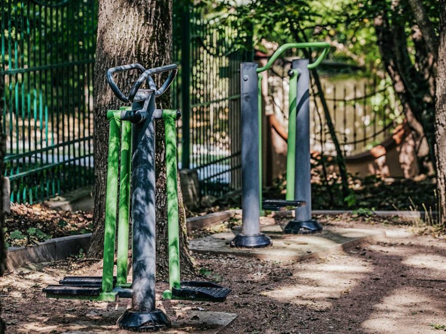 Спортивная площадка в санатории Славяновский Исток в городе Железноводске - фотография