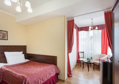 Номер стандарт одноместный в санатории Славяновский Исток в городе Железноводске - фотография