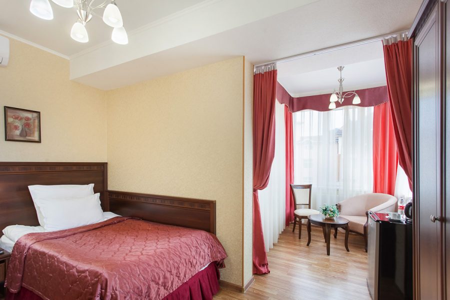 Номер стандарт одноместный в санатории Славяновский Исток в городе Железноводске - фотография