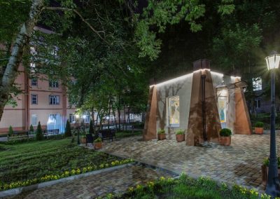 Территория санатория Славяновский Исток в городе Железноводске - фотография