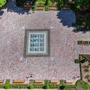 Фонтан в санатории Славяновский Исток в городе Железноводске - фотография