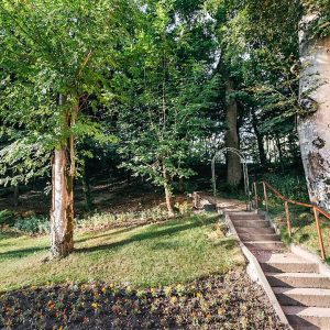 Территория санатория Славяновский Исток в городе Железноводске - фотография